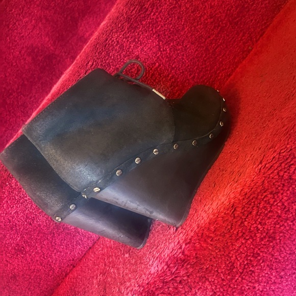 Dr.Scholl’s Black Nubuck Wedge Bootie - Picture 2 of 5